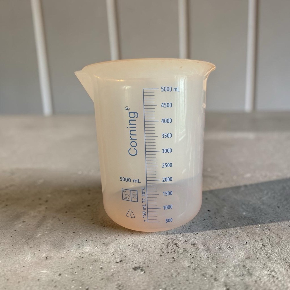 CORNING Polypropylene 5000mL Griffin Style Beaker